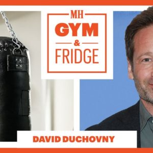 David Duchovny Shows Off His Gym & Fridge | Gym & Fridge | Men's Health