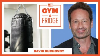 David Duchovny Shows Off His Gym & Fridge | Gym & Fridge | Men's Health