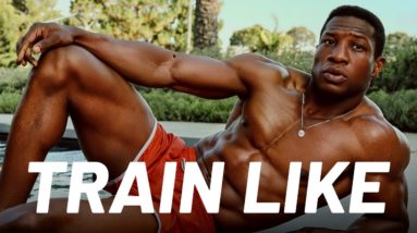 Jonathan Majors Shares His Intense Creed 3 Back and Core Workout | Train Like | Men's Health