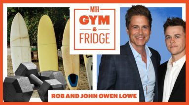 Rob and John Owen Lowe Show Off Their Gym & Fridge | Gym & Fridge | Men's Health