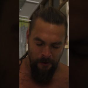 A sip between sets? Not the worst idea #JasonMomoa has had. #aquaman #menshealth #beer