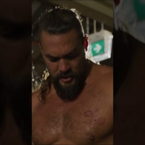 No thoughts, just a sweaty #JasonMomoa working out shirtless. #menshealth #aquaman