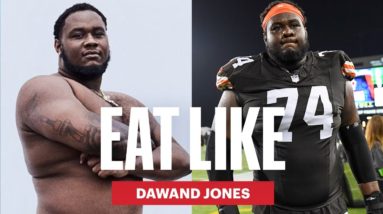 Everything NFL's Dawand Jones Eats To Prep For Game Days | Eat Like | Men's Health