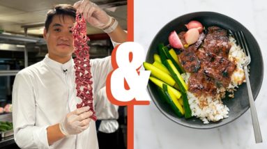 Michelin Star Chef David Shim Shares His High-Protein Beef Recipe | Weights & Plates | Men's Health