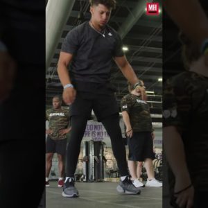 Patrick Mahomes' Single Leg Broad Jump