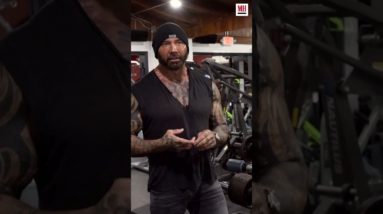 What does Dave Bautista think is the hardest type of training?  #gymandfridge #menshealth