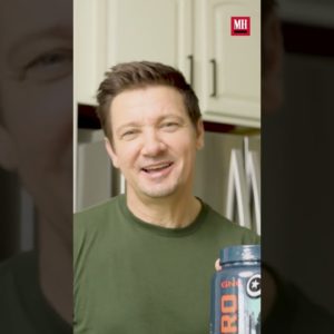 Does Jeremy Renner use Marvel protein powder?  #menshealth