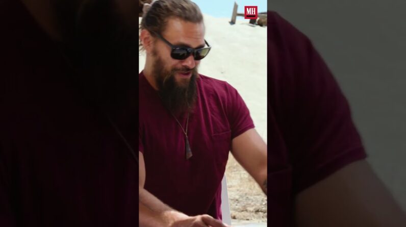 Jason Momoa can appreciate when he looks good  #menshealth