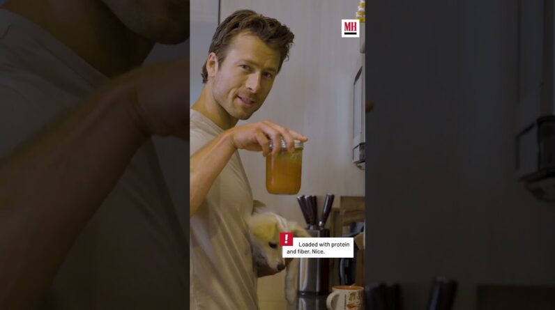 Glen Powell's favorite breakfast sandwich looks GOOD #menshealth