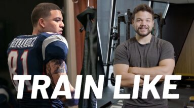 Josh Rivera Shows How He Packed On 30 Pounds To Play Aaron Hernandez | Train Like | Men's Health